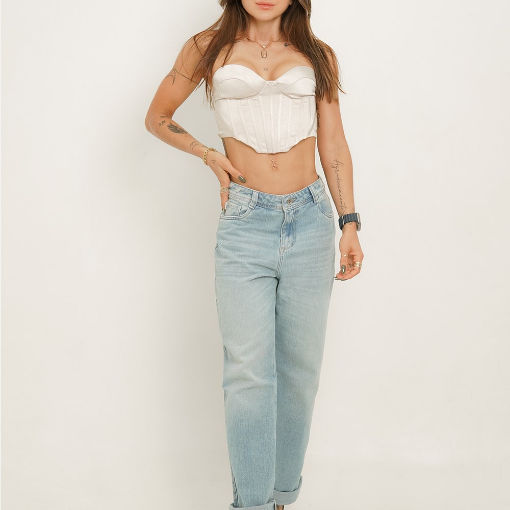 Women's Low Rise Boyfriend Jeans