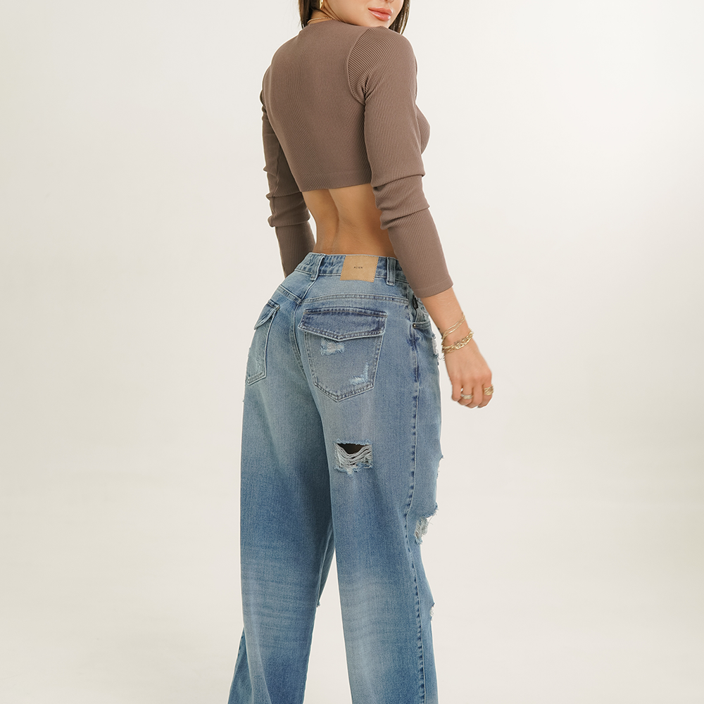 Women's Low Rise Flare Jeans