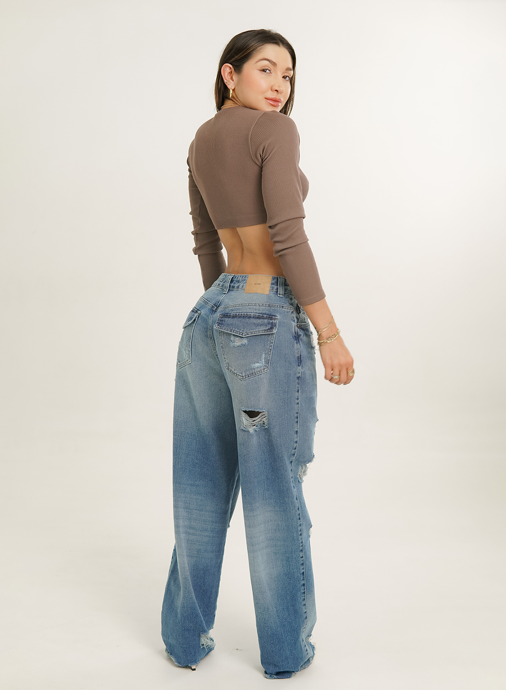 Women's Low Rise Flare Jeans