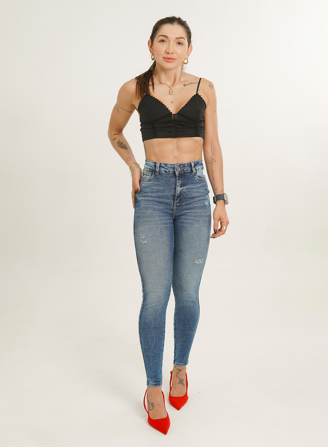 Women's High Rise Skinny Jeans