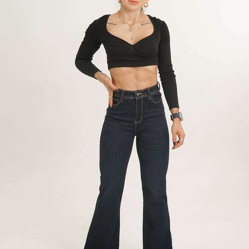 Women's High Rise Bootcut Jeans