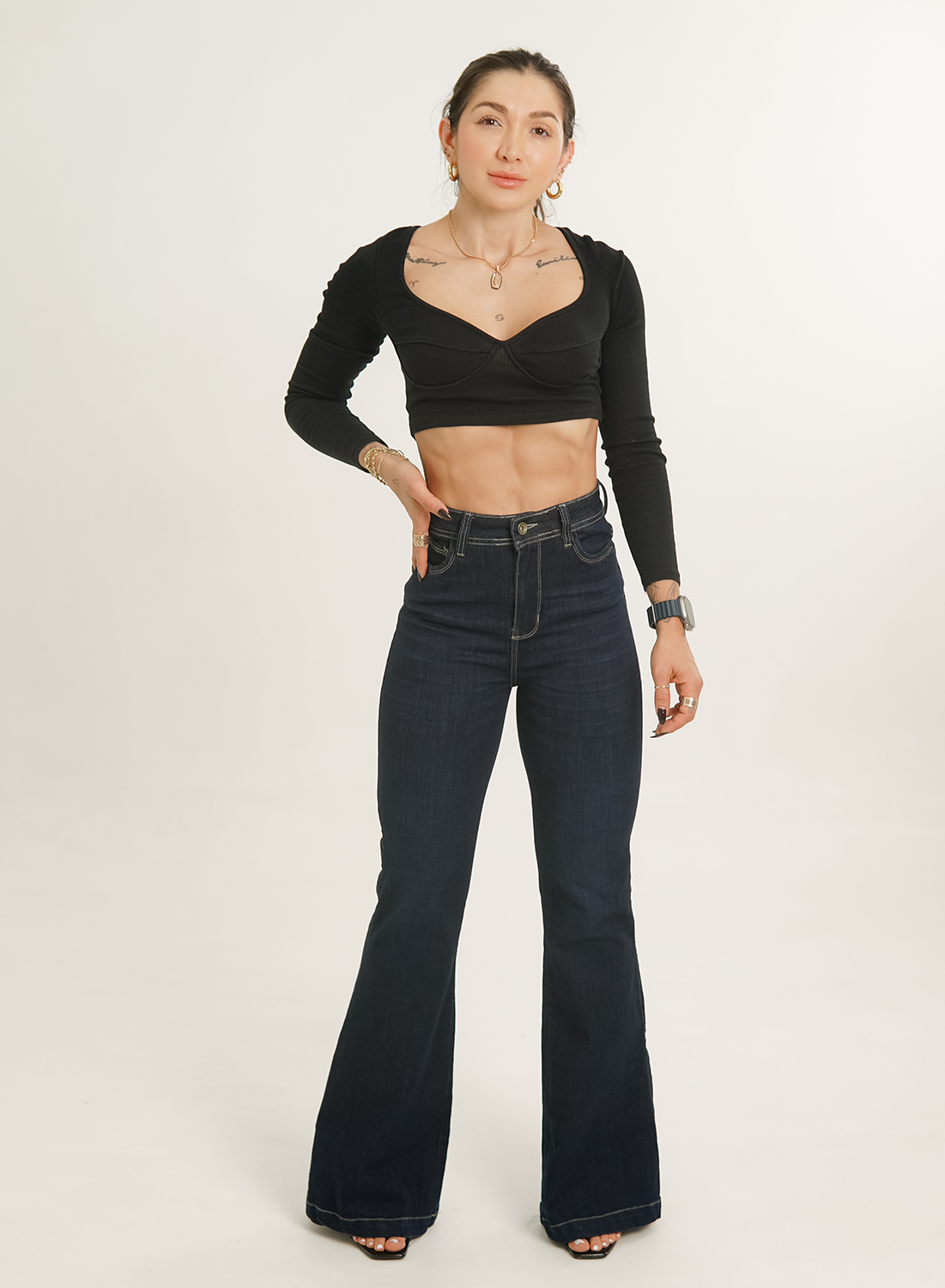 Women's High Rise Bootcut Jeans