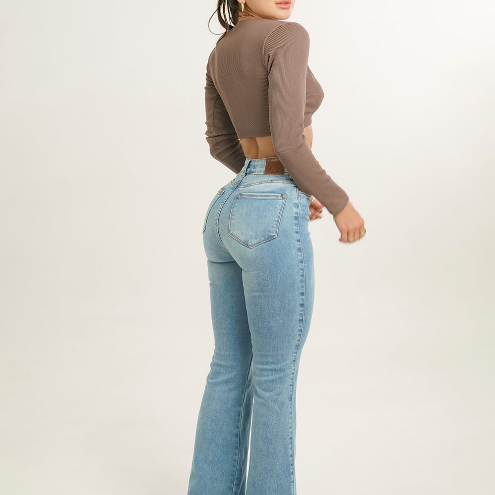 Women's High Rise Bootcut Jeans