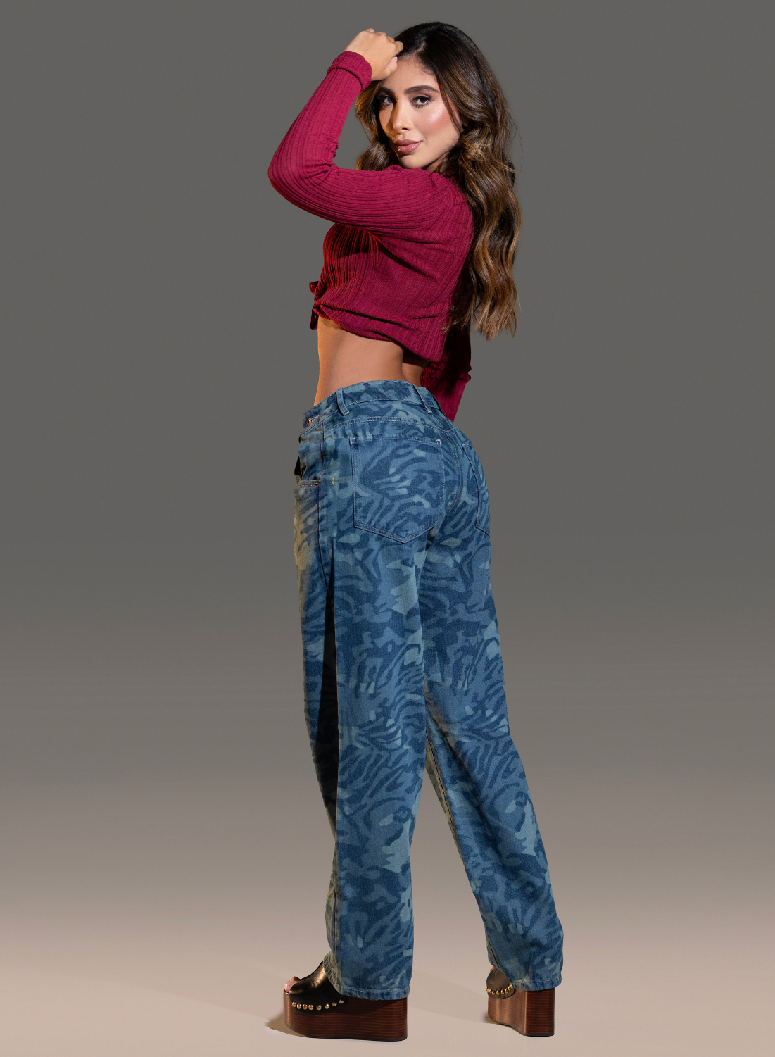 Chain 3 - Women's Low Rise Boyfriend Jeans