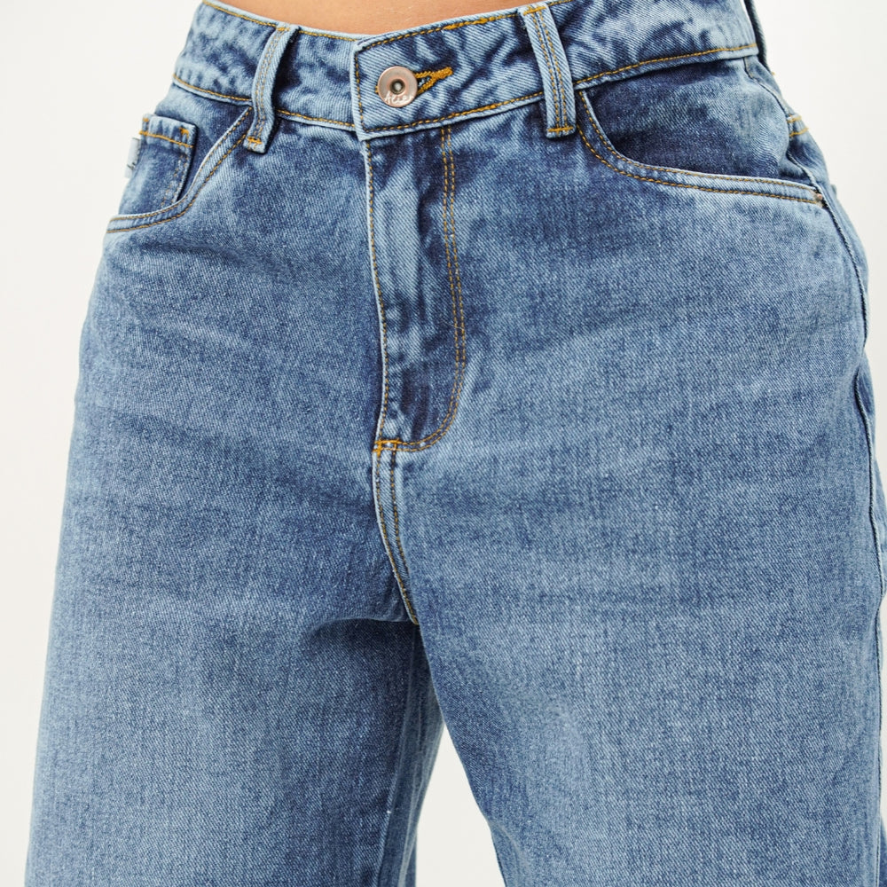 
                      
                         Women's Low Rise Wide Leg  ALIEN Jeans
                      
                    