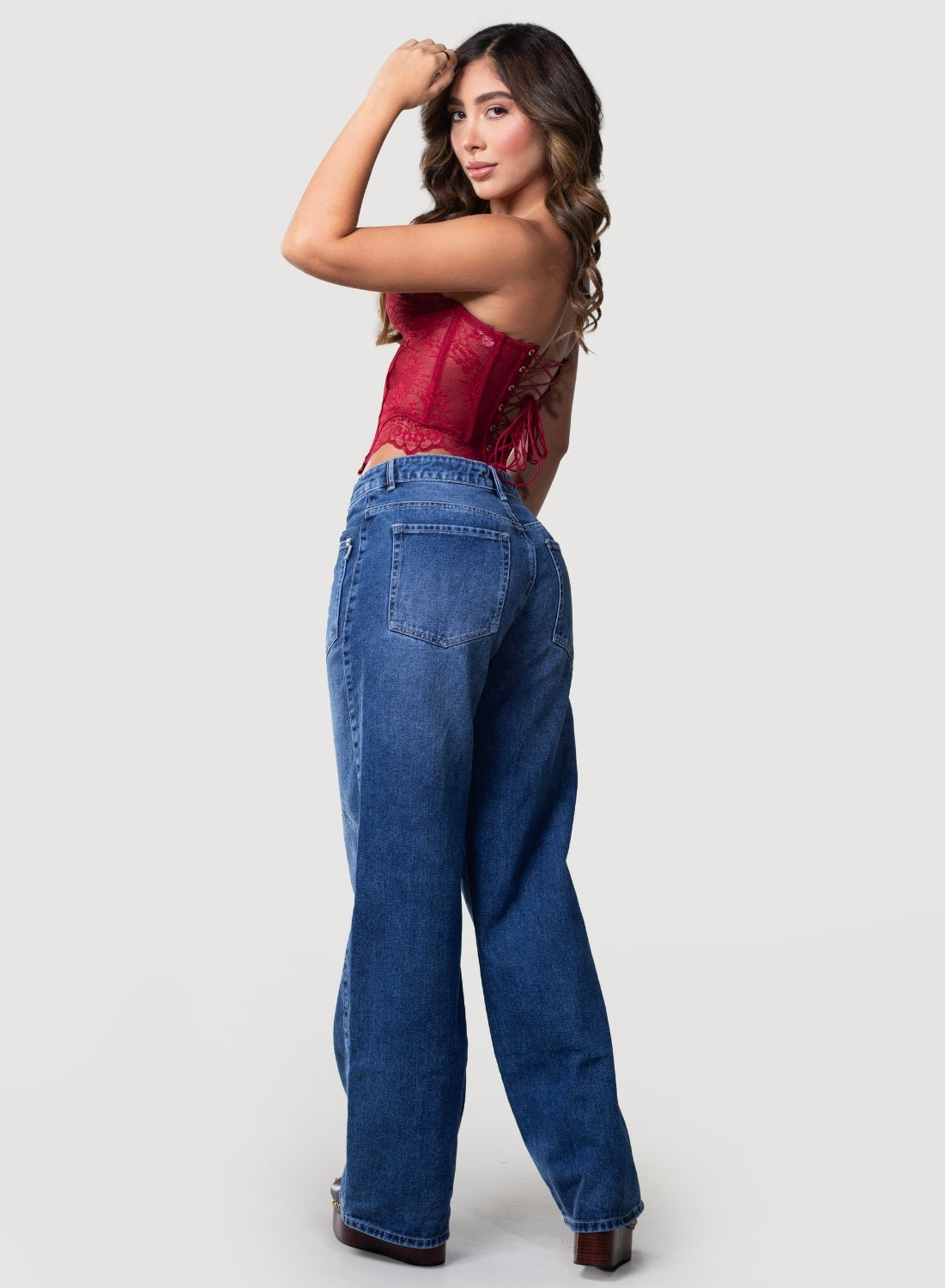 Women's Low Rise Straight Jeans