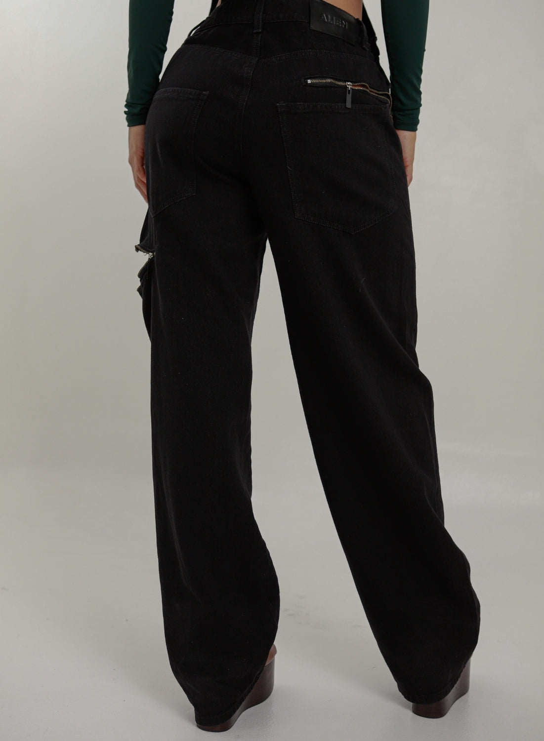 Loki Black – Women's Denim Jumpsuit – Alien Jeans
