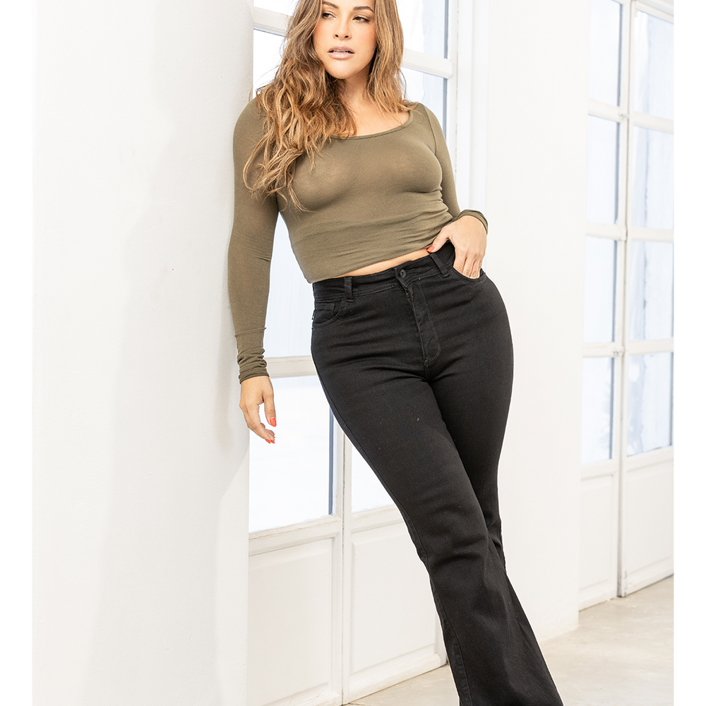 
                      
                        Marsella Black - Women's High Rise Bootcut Jeans
                      
                    