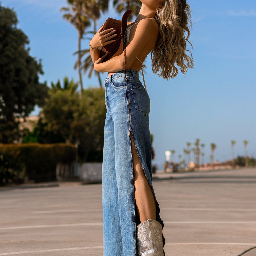 ALIEN STRAIGHT JEANS ZIPPER 