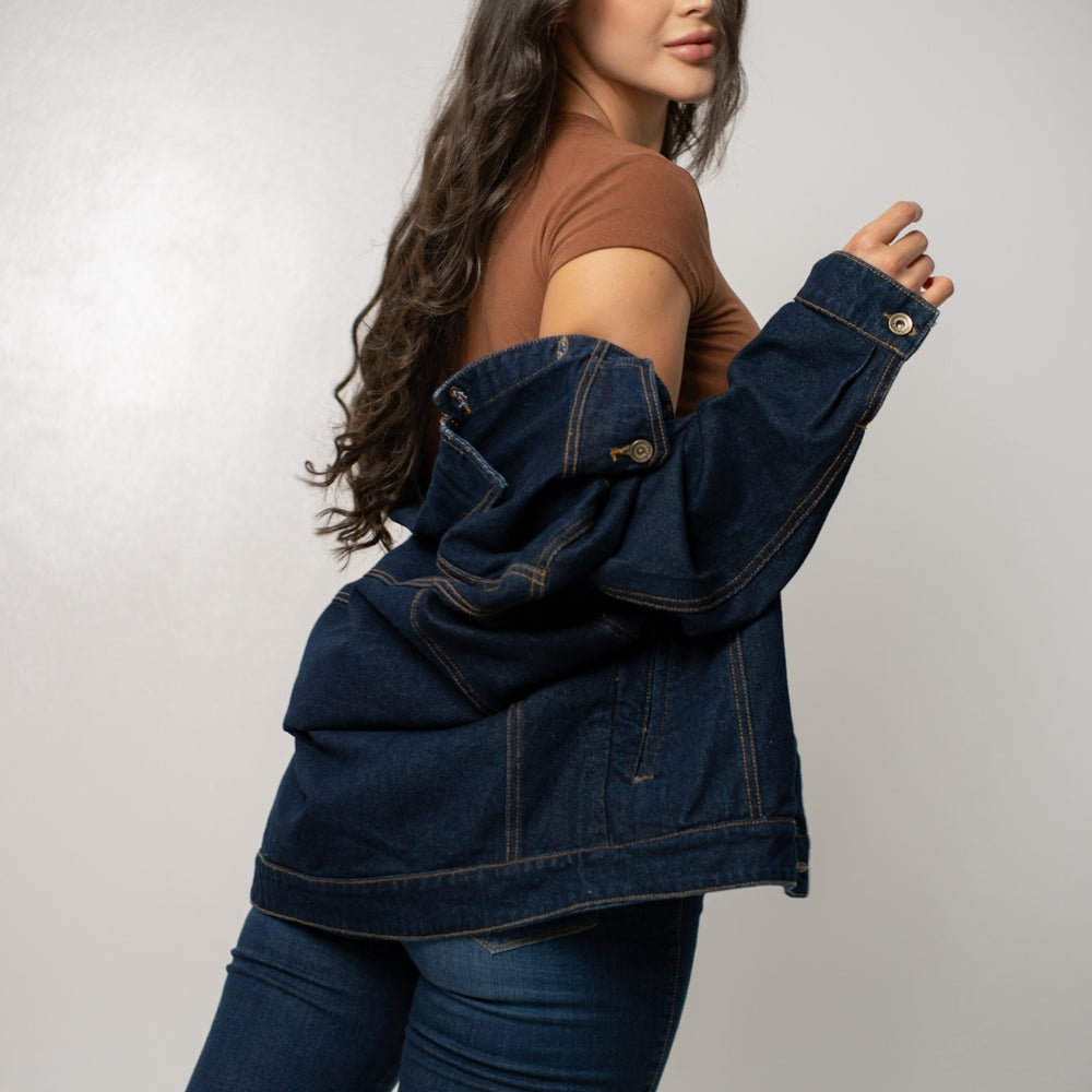 
                      
                        Denzel - Women's Classic Oversized Denim Jacket
                      
                    