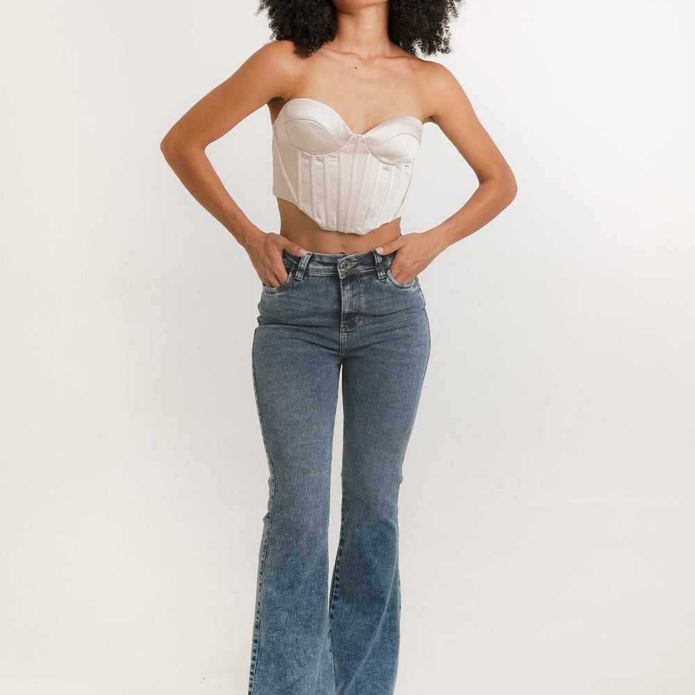 Women's High Rise Bootcut Jeans