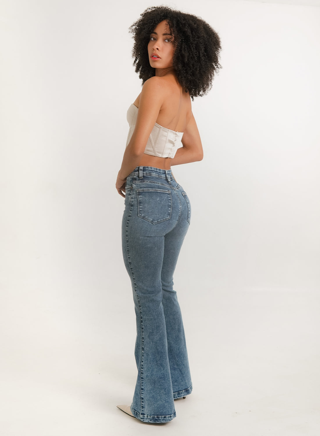 Women's High Rise Bootcut Jeans