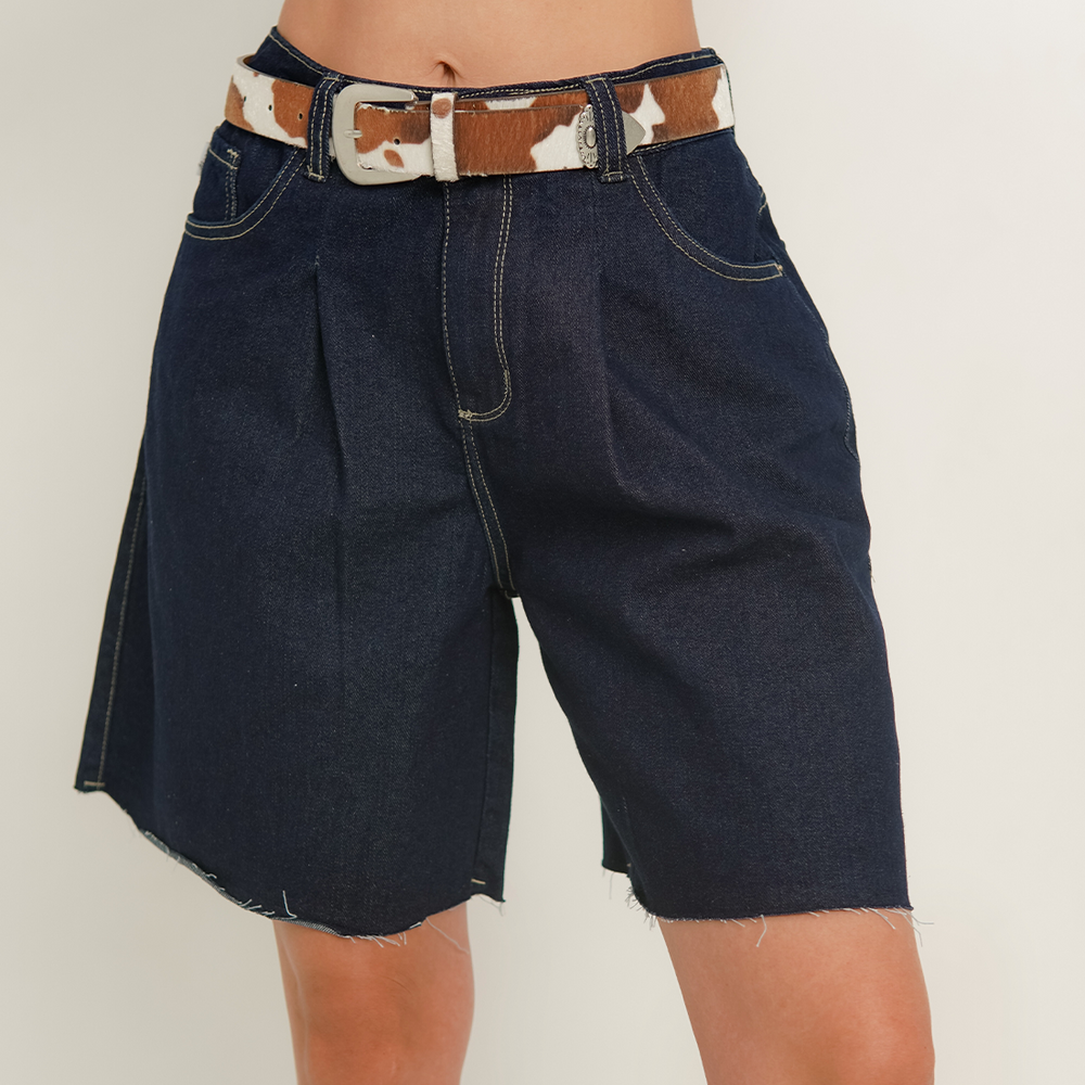 
                      
                        Dark Blue Women's Low Rise Relaxed Jorts
                      
                    