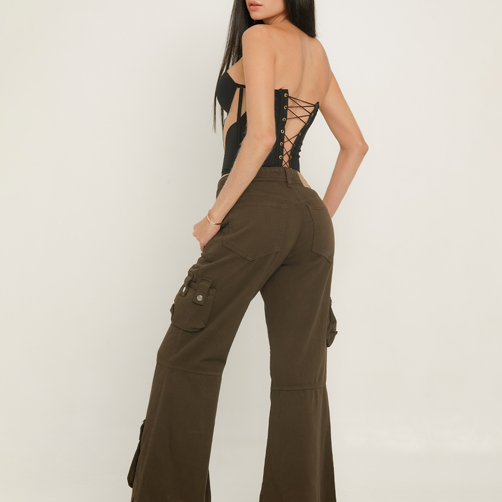 
                      
                        Women's Low Rise Cargo Jeans
                      
                    