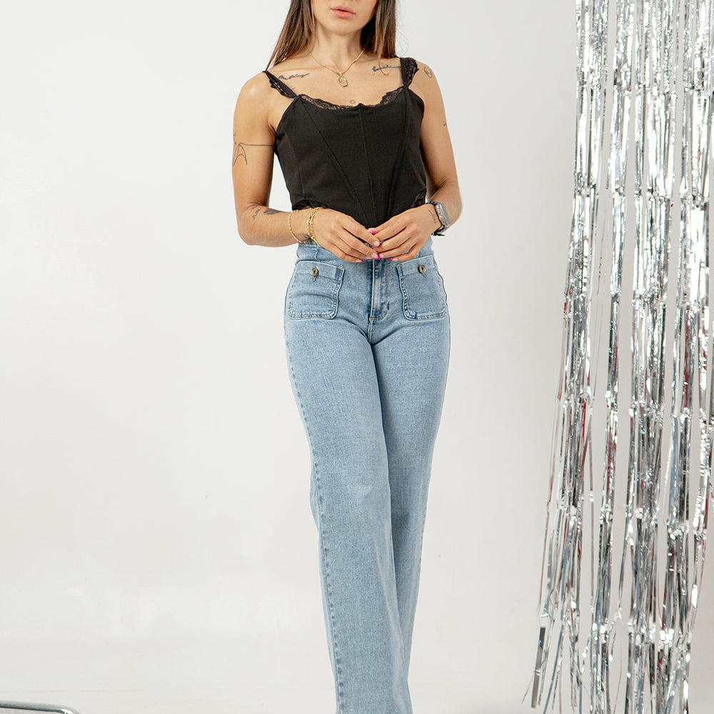 
                      
                        Women's Mid Rise Mom Flare Jeans
                      
                    