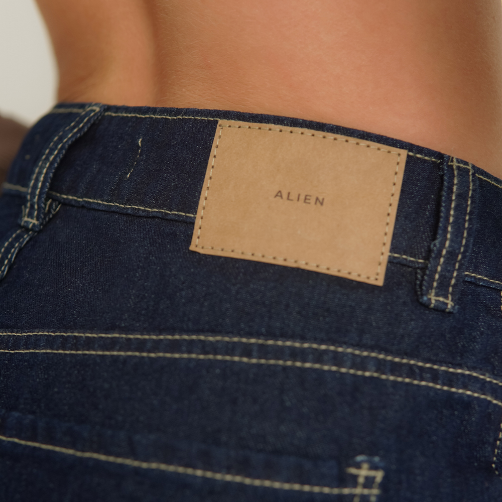 
                      
                        Dark Blue Women's Low Rise Relaxed Jorts
                      
                    
