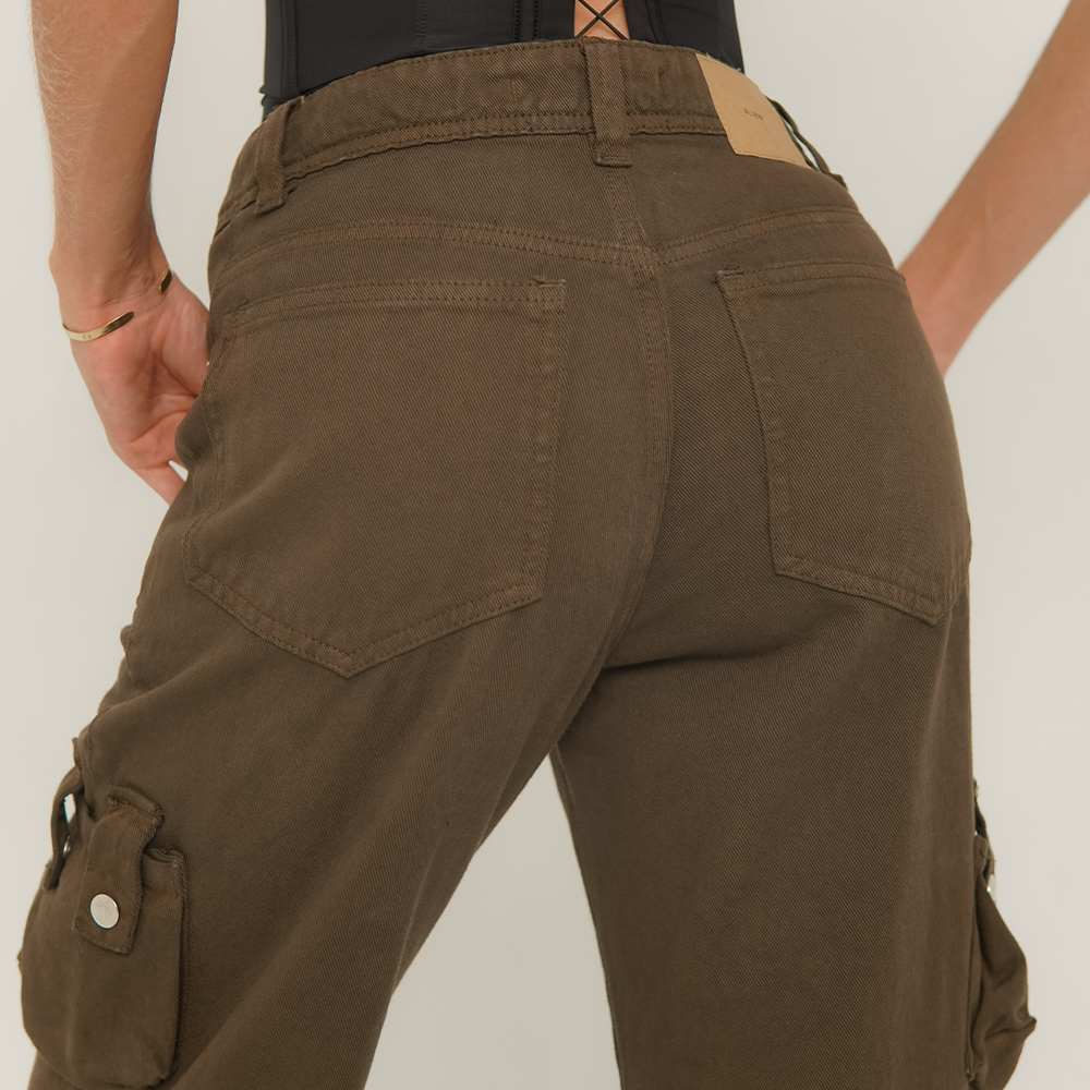 
                      
                        Women's Low Rise Cargo Jeans
                      
                    