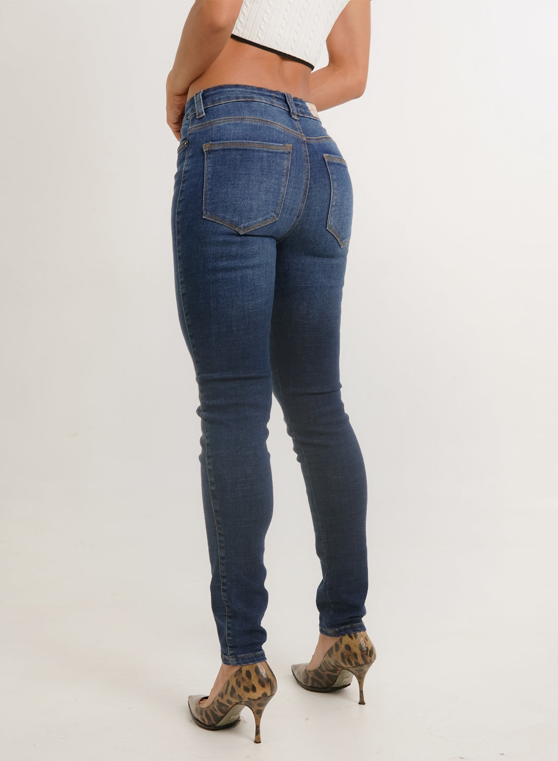 Women's Mid Rise Skinny Jeans