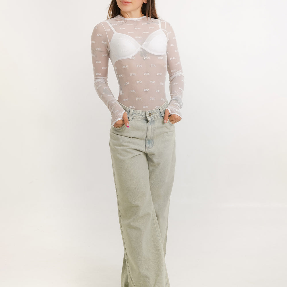 Women's Low Rise Wide Leg Jeans