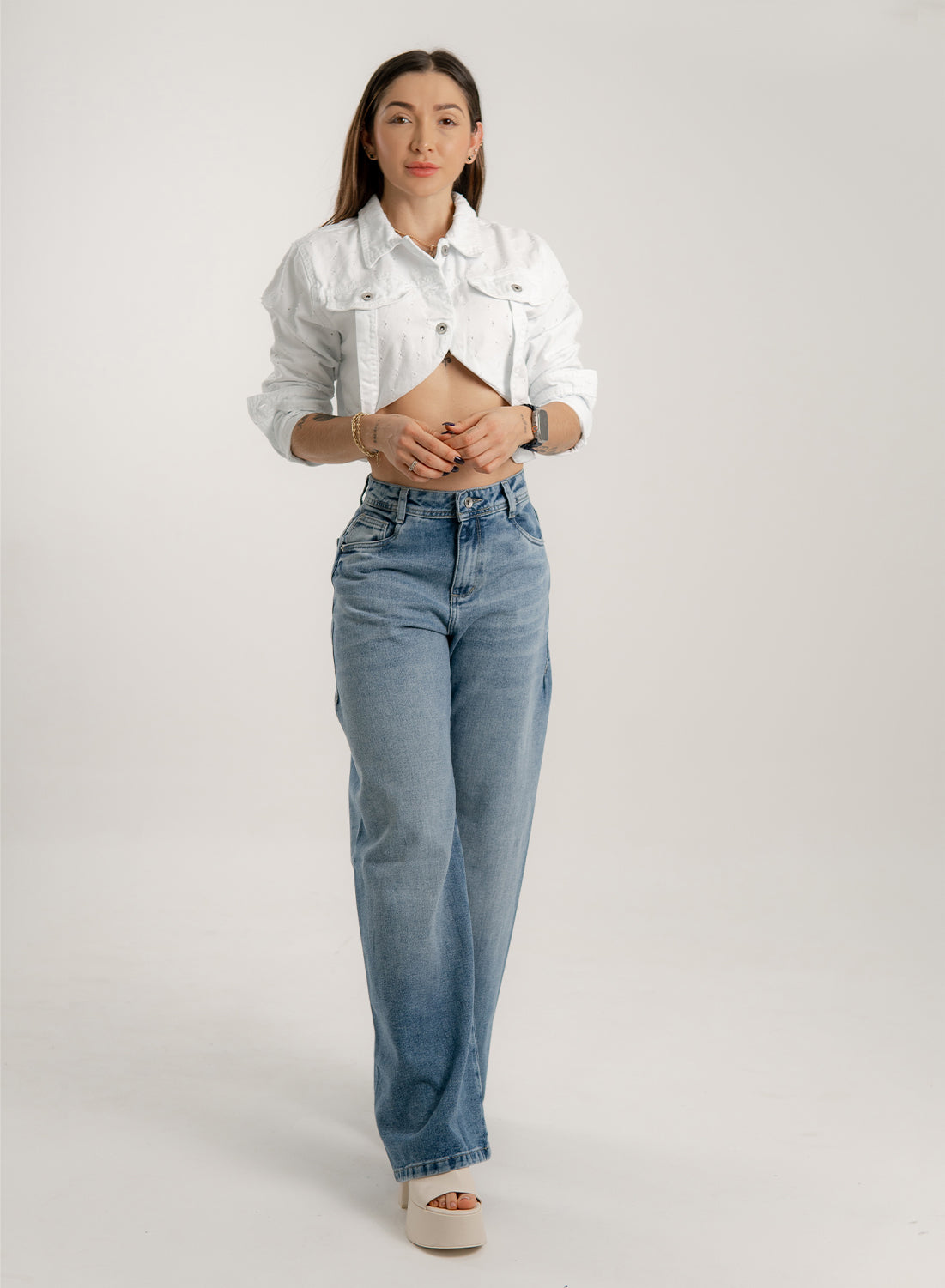 Low Rise Balloon Jeans