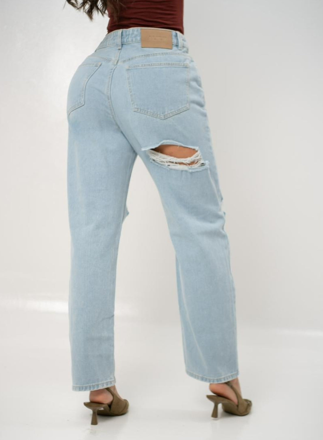 Women's Low Rise Boyfriend Jeans alien jeans