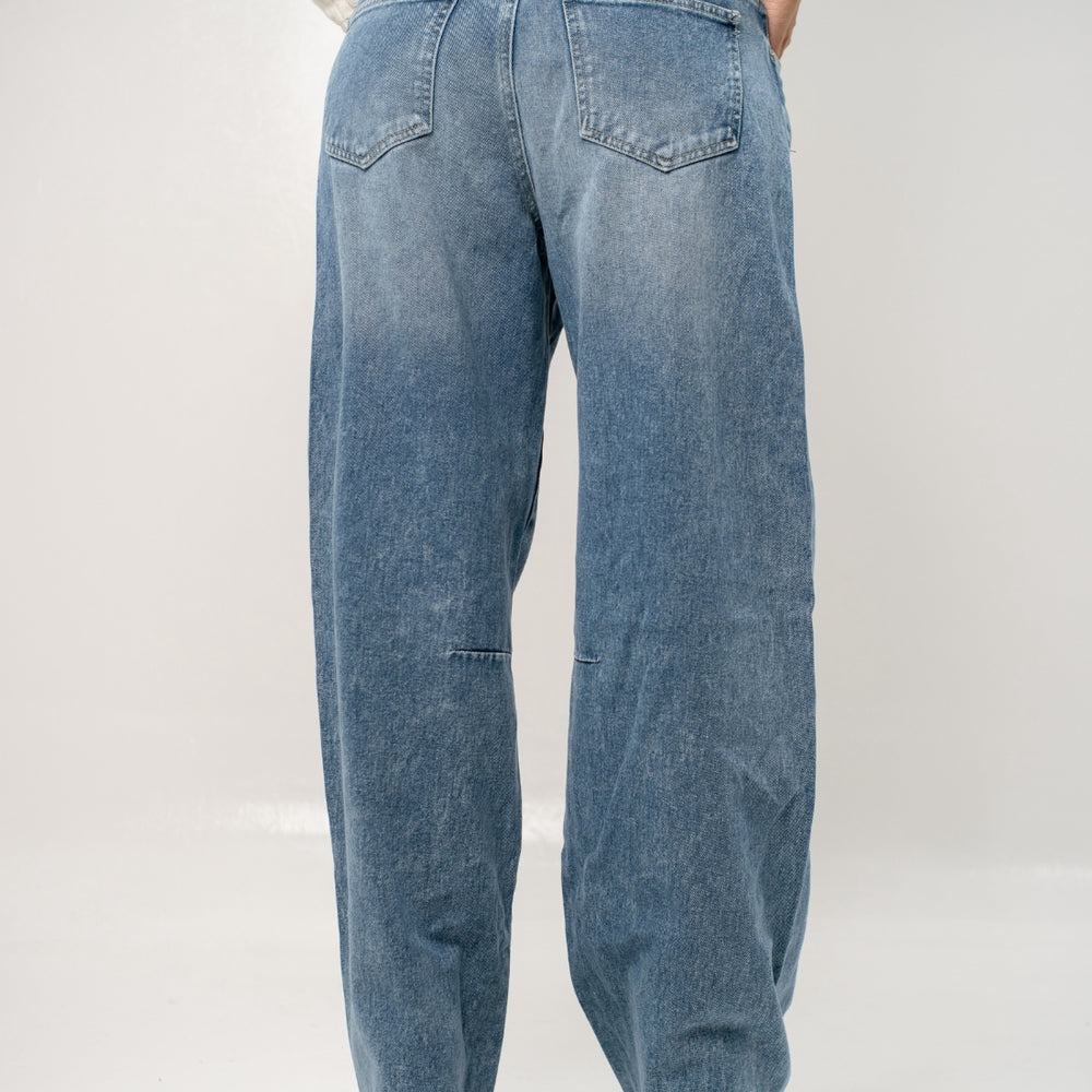 
                      
                        Women's Mid Rise Flare Alien Jeans  BLUE 
                      
                    