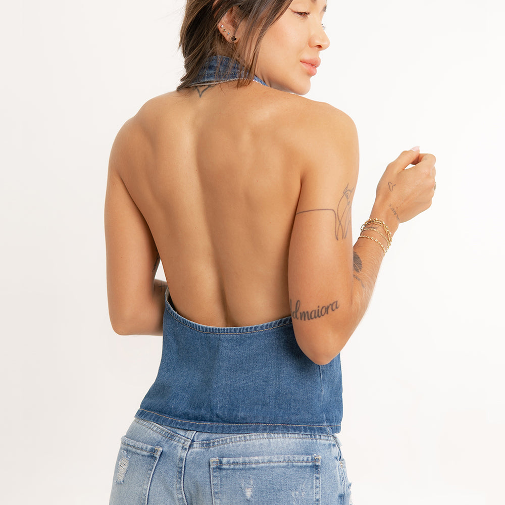 
                      
                        Denim Vest
                      
                    