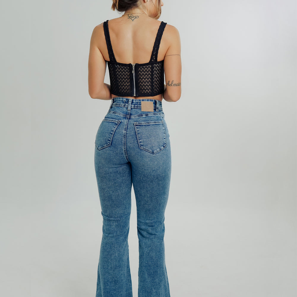 
                      
                        High Rise Bootcut Jeans
                      
                    