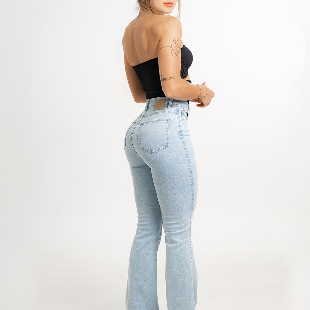 High Rise Bootcut Jeans