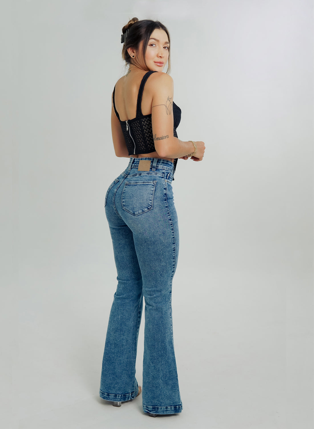 High Rise Bootcut Jeans