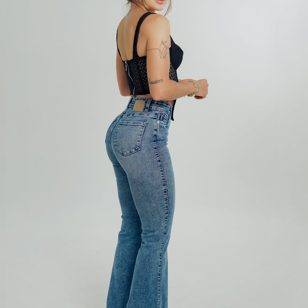 
                      
                        High Rise Bootcut Jeans
                      
                    
