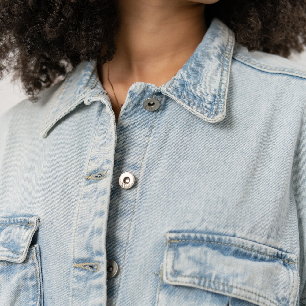 
                      
                        Carl - Women's Oversized Denim Jacket
                      
                    