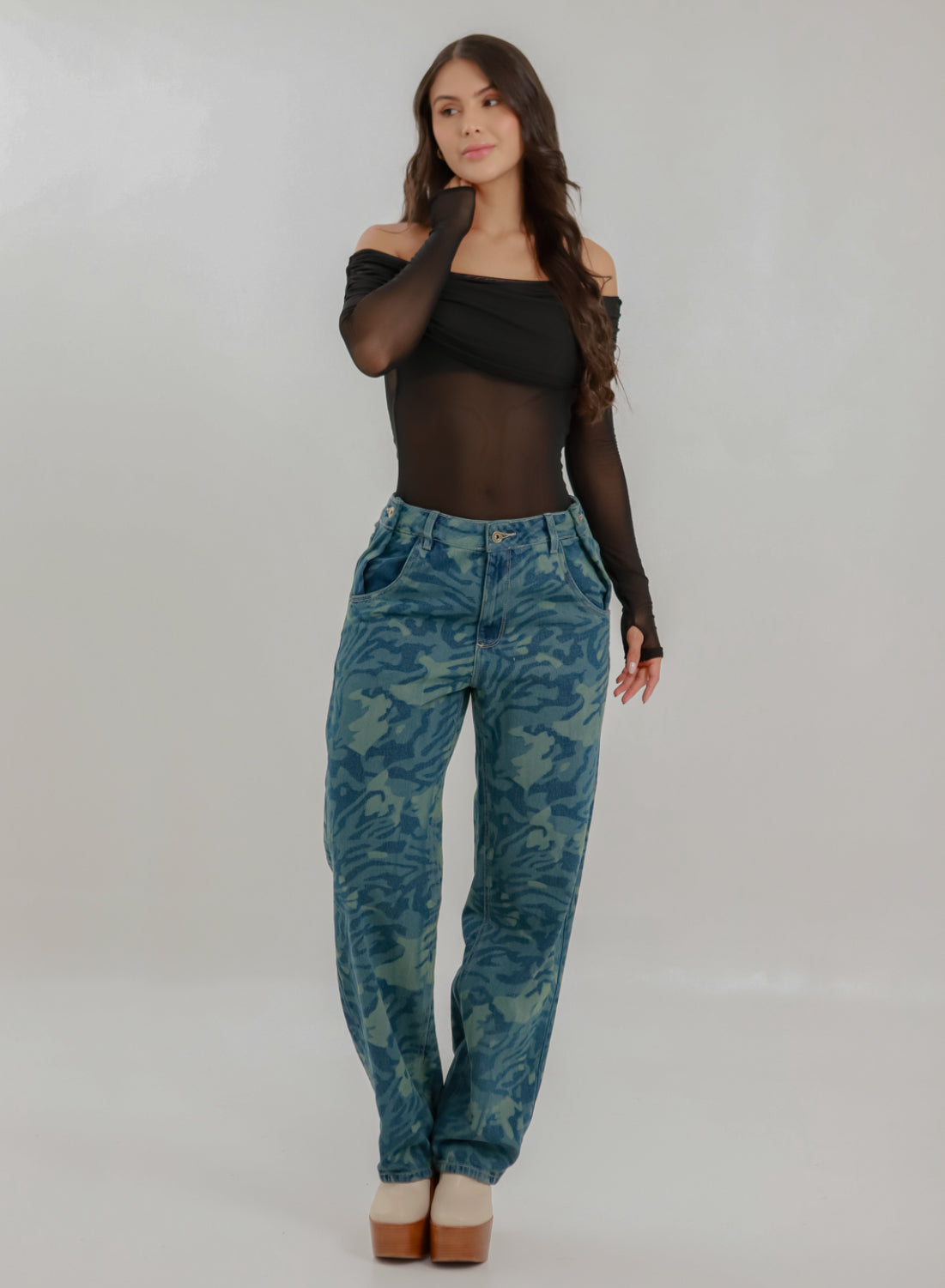 Chain 3 - Women's Low Rise Boyfriend Jeans