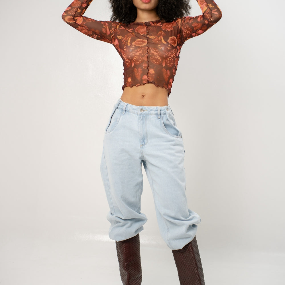 Women's Low Rise Boyfriend Alien Jeans