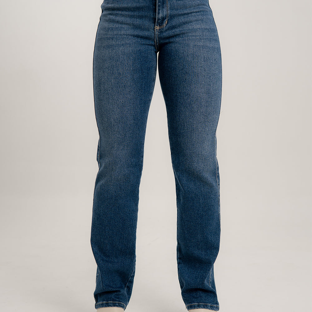 
                      
                        Mid Rise Mom Straight Jeans
                      
                    