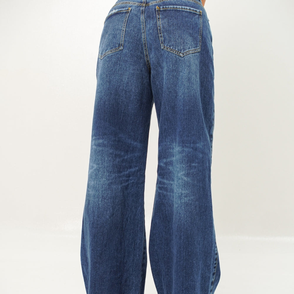 
                      
                        Women's Low Rise BLUE  Wide Leg Alien Jeans
                      
                    