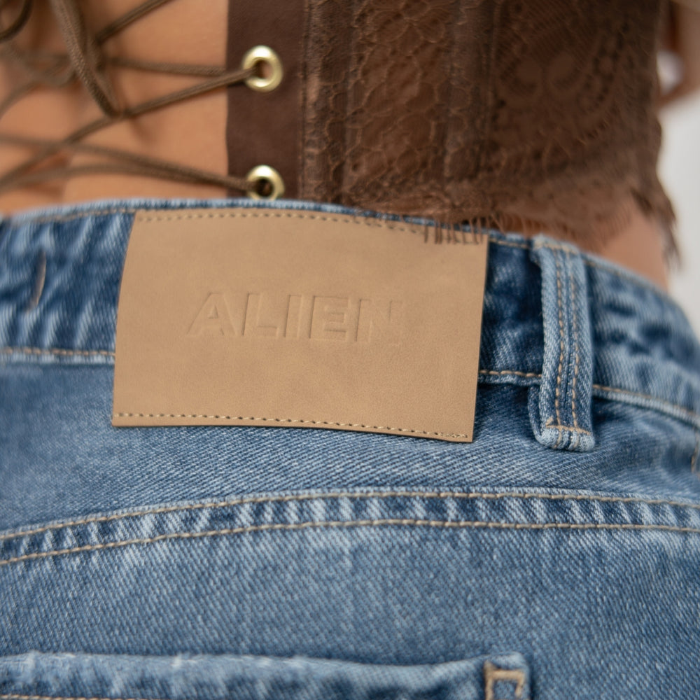 
                      
                        Women's Low Rise Wide Leg Alien Jeans
                      
                    
