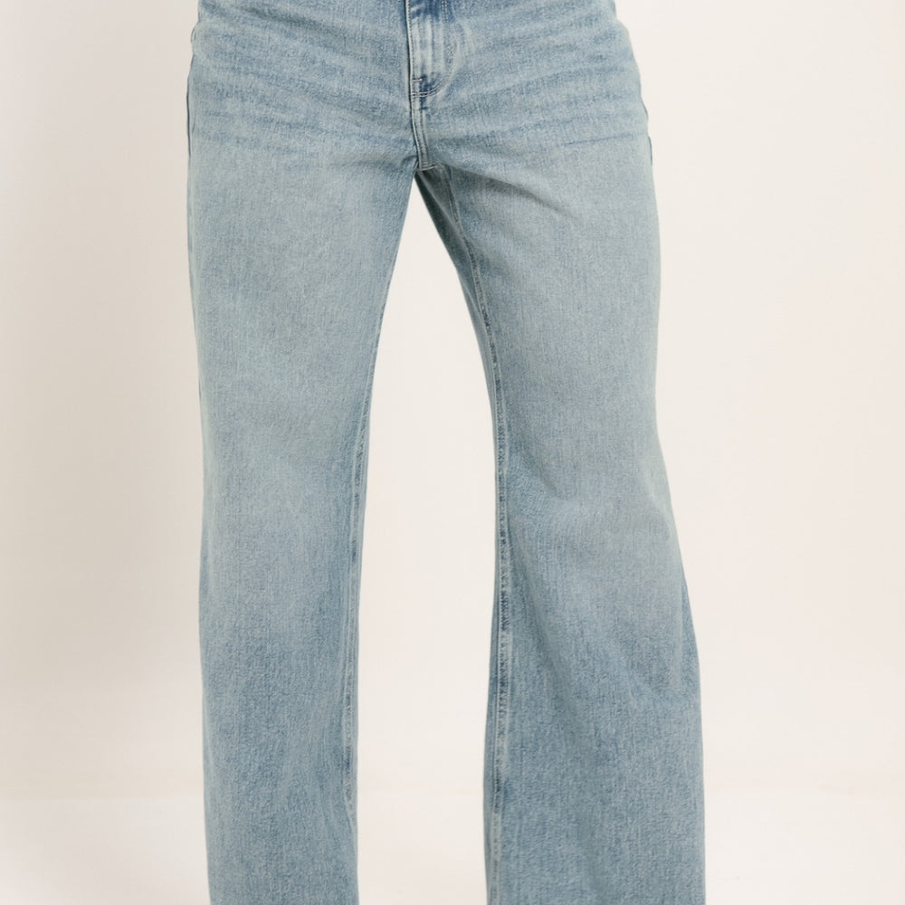 
                      
                        Light Blue Women's Low Rise Wide Leg Jeans
                      
                    