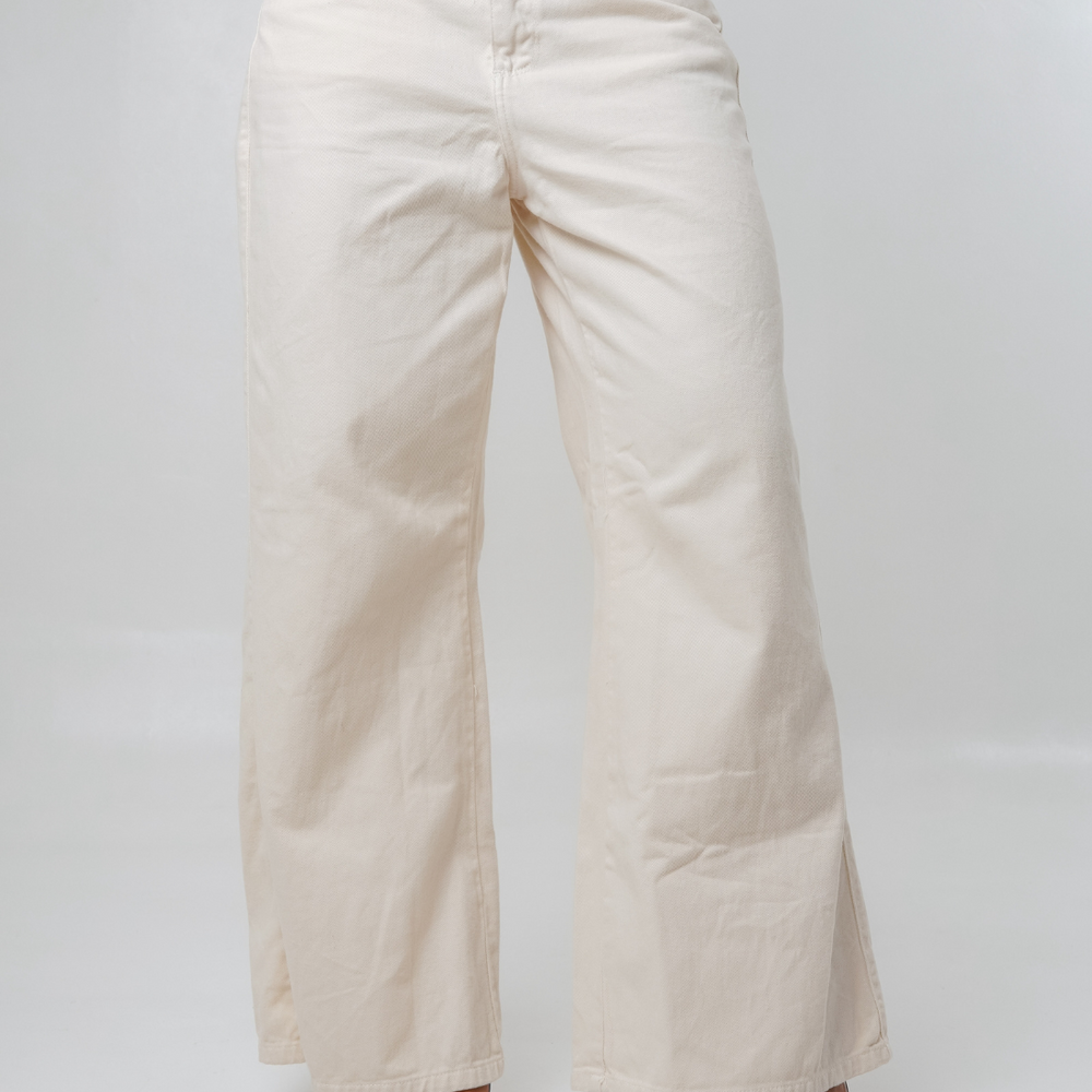
                      
                        Cora Vanilla - Women's Low Rise Wide Leg Jeans
                      
                    