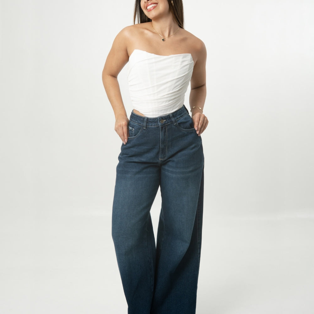 
                      
                        Women's Low Rise Wide Leg Jeans
                      
                    
