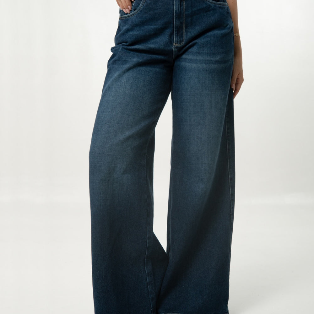 
                      
                        Women's Low Rise Wide Leg Jeans
                      
                    