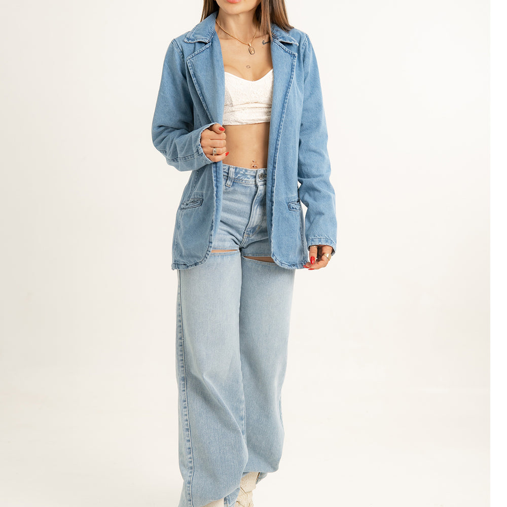 DENIM JACKET BLAZER