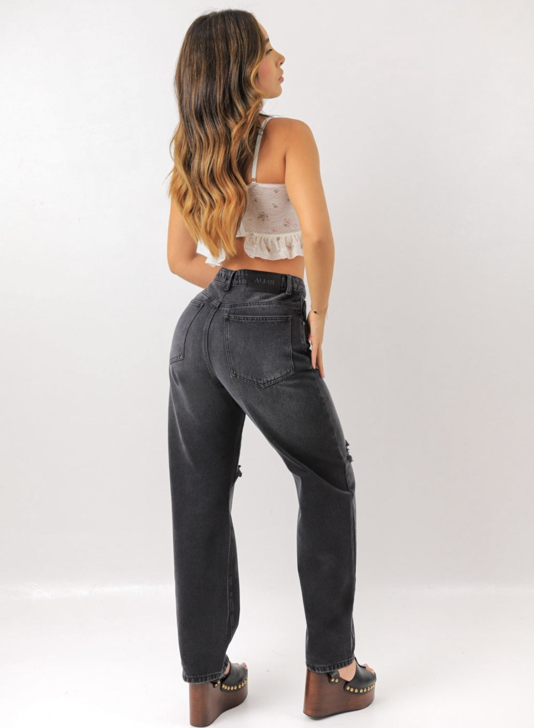 Dark 2 - Women's Classic Mid Rise Mom Jeans