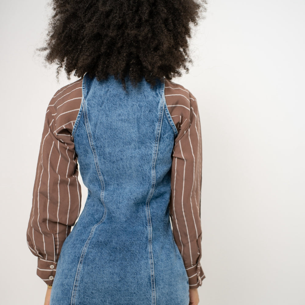 
                      
                        Women's Blue Denim Mini Dress
                      
                    