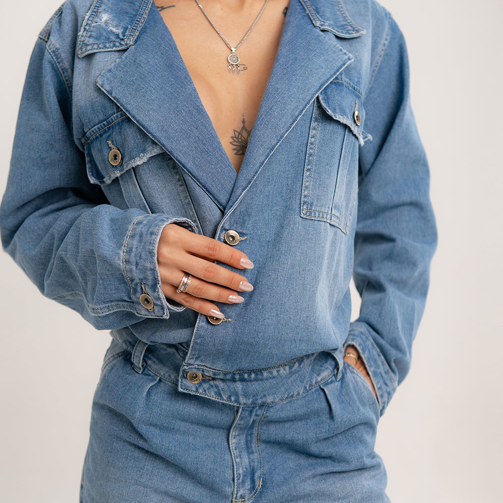 
                      
                        DENIM JUMPSUIT
                      
                    