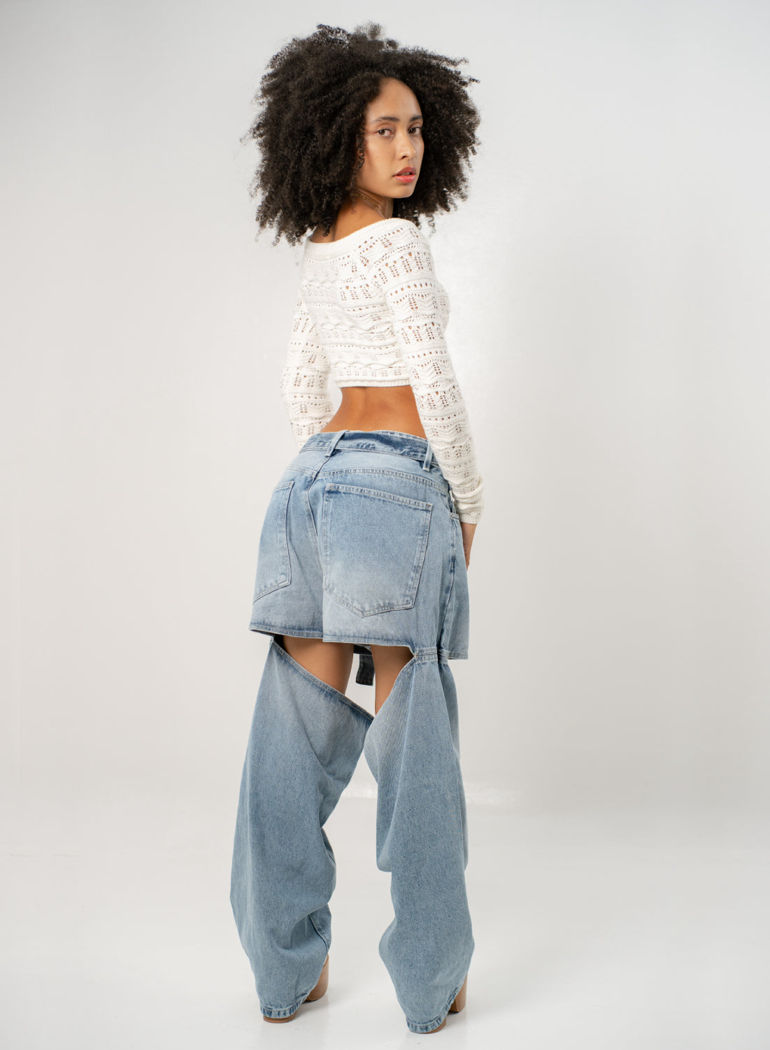 Women's Low Rise Barrel Jeans