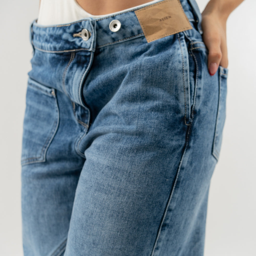 
                      
                        Women's Low Rise Barrel Jeans
                      
                    