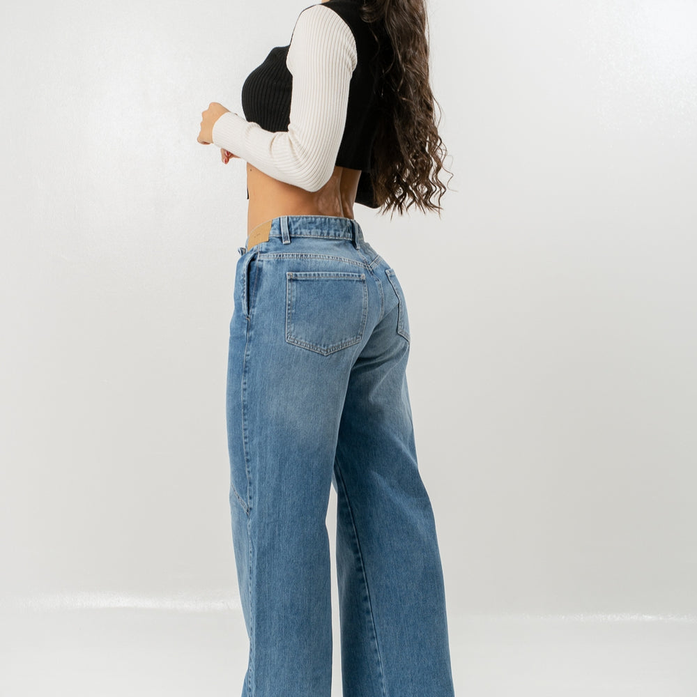 Women's Low Rise Barrel Jeans