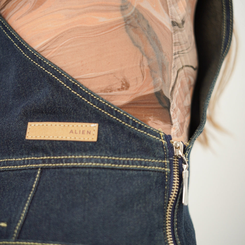 
                      
                        Women's Sleeveless Denim Jumpsuit
                      
                    