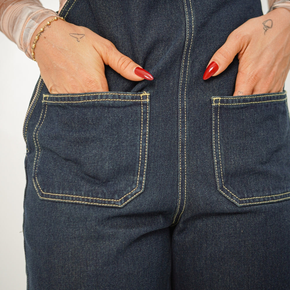 
                      
                        Women's Sleeveless Denim Jumpsuit
                      
                    